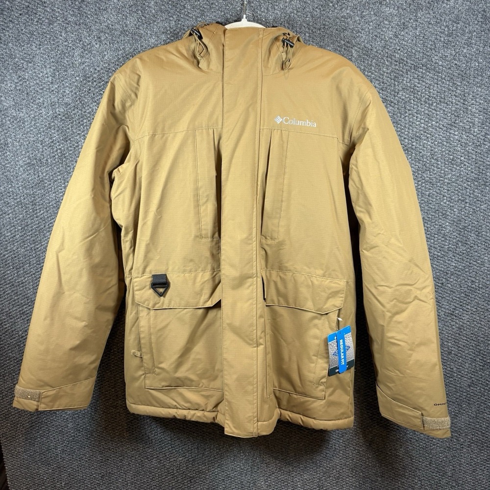 New Columbia Men's Small‎ Landroamer Sherpa Lined Winter Jacket Waterproof Delta